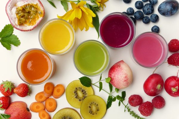 Healthy eating and living by eating fresh whole foods.